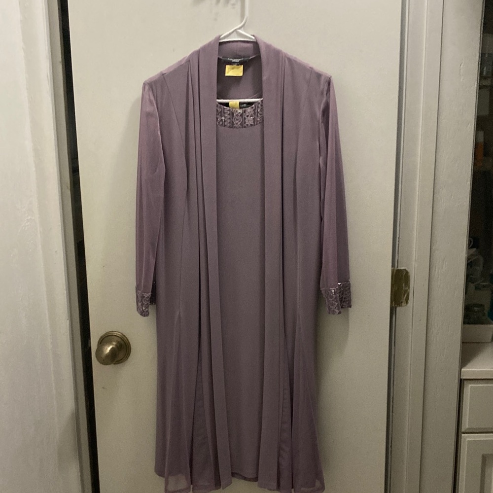R & M Richards Lavender High Low Dress